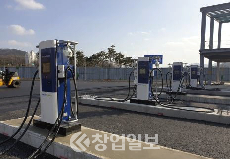 한국전력이 세종시에 전기버스 전용 충전서비스를 실시했다.