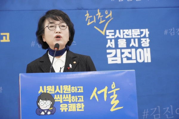 김진애 열린민주당 의원이 27일 내년에 치러질 서울시장 보궐선거에 출사표를 던졌다.