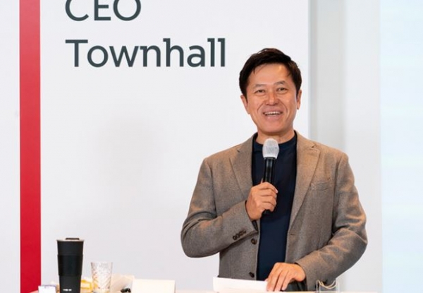 박정호 SK텔레콤 CEO는 14일 온라인 타운홀 행사에서 구성원들과 적극 소통하며 이번 분할의 취지와 회사 비전을 상세히 설명했다.